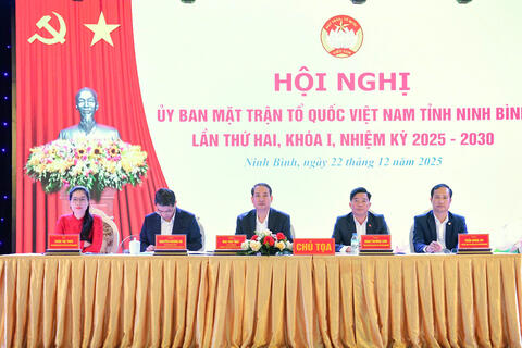 Hội nghị Ủy ban MTTQ Việt Nam tỉnh Ninh Bình lần thứ hai khóa I, nhiệm kỳ 2025-2030