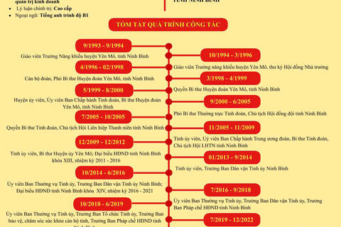 Tiểu sử tóm tắt người ứng cử đại biểu Hội đồng nhân dân tỉnh Ninh Bình nhiệm kỳ 2026-2031 (Đơn vị bầu cử số 9)