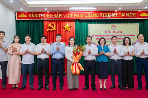 Kiện toàn chức danh Chủ tịch Ủy ban MTTQ Việt Nam tỉnh Ninh Bình khóa I, nhiệm kỳ 2025-2030