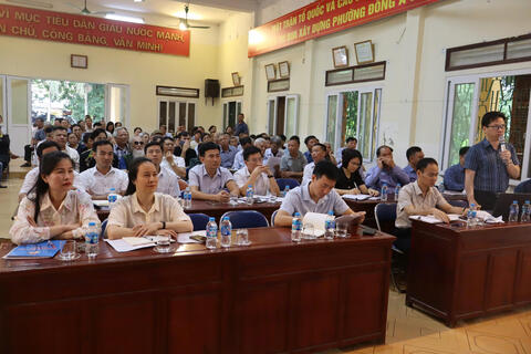 Ủy ban MTTQ Việt Nam tỉnh lấy ý kiến cộng đồng dân cư thực hiện Dự án xây dựng tuyến đường trục động lực phát triển kinh tế-xã hội tỉnh Ninh Bình