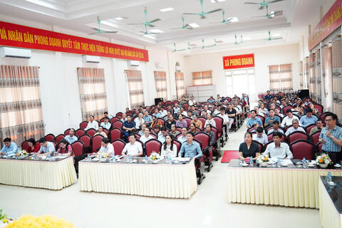 Hội nghị lấy ý kiến cộng đồng dân cư thực hiện dự án xây dựng tuyến đường trục động lực phát triển kinh tế - xã hội tỉnh Ninh Bình (Hoa Lư - Nam Định)