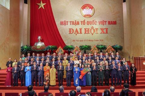 THÔNG CÁO BÁO CHÍ VỀ KẾT QUẢ ĐẠI HỘI ĐẠI BIỂU TOÀN QUỐC MẶT TRẬN TỔ QUỐC VIỆT NAM LẦN THỨ XI, NHIỆM KỲ 2026 - 2031