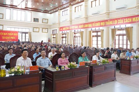 Ủy ban MTTQ Việt Nam tỉnh Ninh Bình tổ chức Hội nghị tuyên truyền, phổ biến pháp luật năm 2026 tại xã Giao Phúc