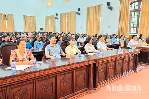 Tuyên truyền, triển khai thực hiện “Chiến dịch 500 ngày đêm đẩy mạnh thực hiện tìm kiếm, quy tập và xác định danh tính hài cốt liệt sĩ” tại xã Yên Mô