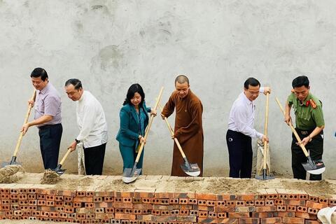 Khởi công xây dựng nhà Đại đoàn kết cho hộ nghèo tại xã Khánh Vân, huyện Yên Khánh.