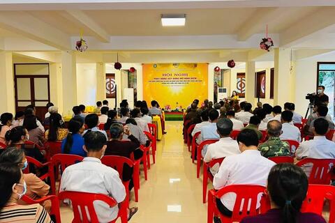 Mặt trận Tổ quốc Việt Nam huyện Gia Viễn tổ chức Phát động xây dựng mô hình điểm "Vận động đồng bào có đạo và nhân dân thực hiện nếp sống văn minh trong việc cưới, việc tang và lễ hội"