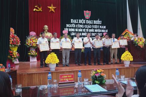 Ban Đoàn kết Công giáo huyện Hoa Lư tổ chức Đại hội Đại biểu “Người Công giáo Việt Nam xây dựng và bảo vệ Tổ quốc”