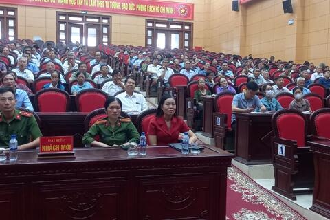 UBMTTQ Việt Nam huyện Gia Viễn tổ chức lớp tập huấn nghiệp vụ công tác mặt trận năm 2022