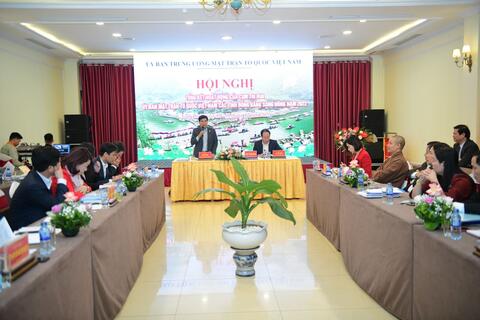 Cụm thi đua Ủy ban MTTQ Việt Nam các tỉnh Đồng bằng sông Hồng tổng kết hoạt động năm 2022