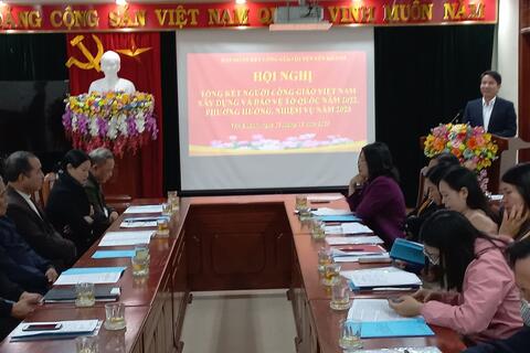 Ban Đoàn kết Công giáo huyện Yên Khánh tổng kết hoạt động năm 2022