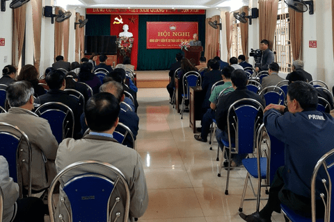 Ủy ban MTTQ phường Thanh Bình tổ chức lấy ý kiến nhân dân về dự thảo Luật đất đai (sửa đổi)