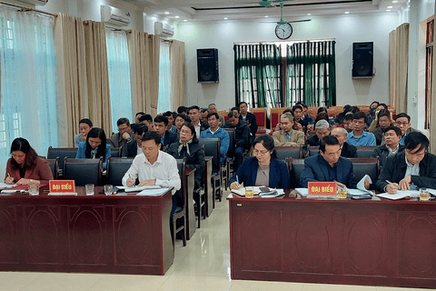 Ban Thường trực Ủy ban MTTQ Việt Nam huyện Nho Quan tổ chức Hội nghị lấy ý kiến góp ý đối với dự thảo Luật Đất đai (sửa đổi)