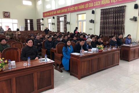 Hội nghị xin ý kiến cộng đồng dân cư  về chủ trương đầu tư dự án