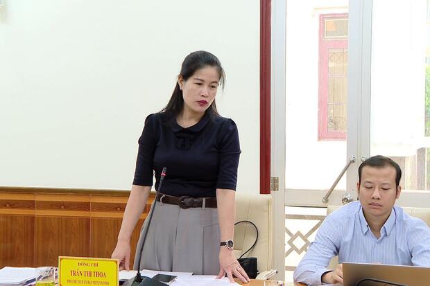 ĐOÀN GIÁM SÁT ỦY BAN MTTQ VIỆT NAM TỈNH NINH BÌNH LÀM VIỆC VỚI UBND PHƯỜNG DUY TIÊN VỀ “VIỆC THỰC HIỆN DÂN CHỦ Ở CƠ SỞ GẮN VỚI TRÁCH NHIỆM CỦA NGƯỜI ĐỨNG ĐẦU THEO QUY ĐỊNH SỐ 124-QĐ/TW”