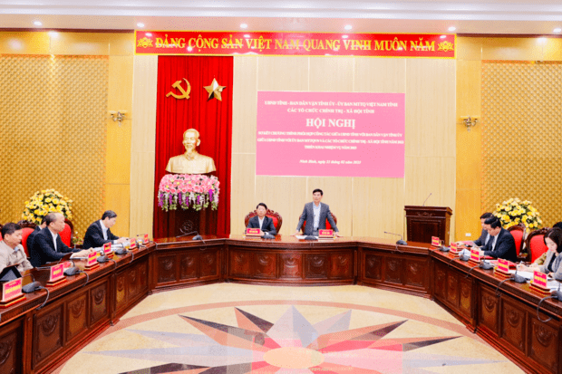 Sơ kết chương trình phối hợp giữa UBND tỉnh với Ủy ban MTTQ Việt Nam tỉnh và các tổ chức chính trị - xã hội tỉnh, triển khai nhiệm vụ năm 2023