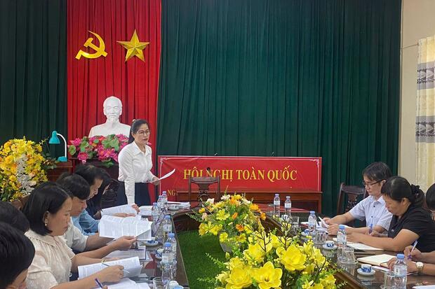 ĐOÀN GIÁM SÁT ỦY BAN MTTQ VIỆT NAM TỈNH NINH BÌNH LÀM VIỆC VỚI UBND XÃ NINH CƯỜNG VỀ “VIỆC THỰC HIỆN DÂN CHỦ Ở CƠ SỞ GẮN VỚI TRÁCH NHIỆM CỦA NGƯỜI ĐỨNG ĐẦU THEO QUY ĐỊNH SỐ 124-QĐ/TW”